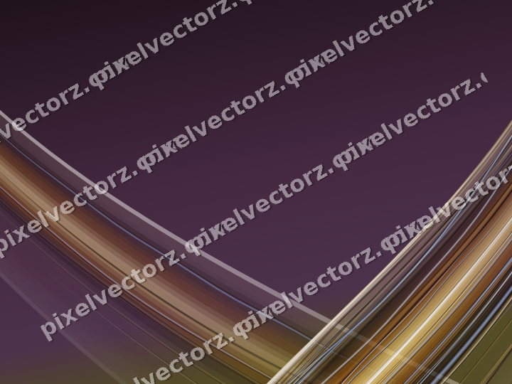 Abstract glass arc in dark magenta and amber