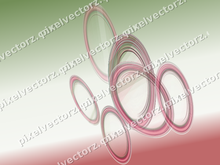 Abstract glass arc in pink and dark lime