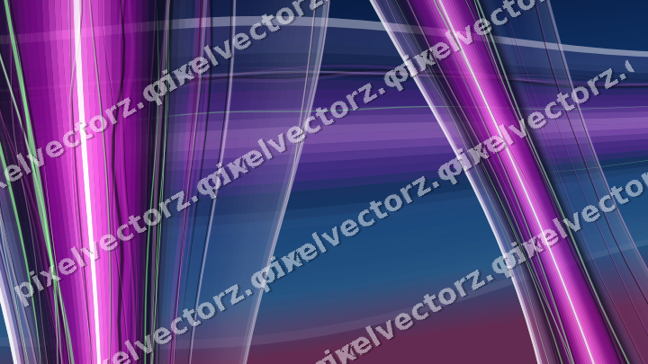 Abstract glass arc in purple and blue