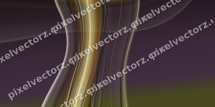 Abstract glass arc in dark magenta and lime