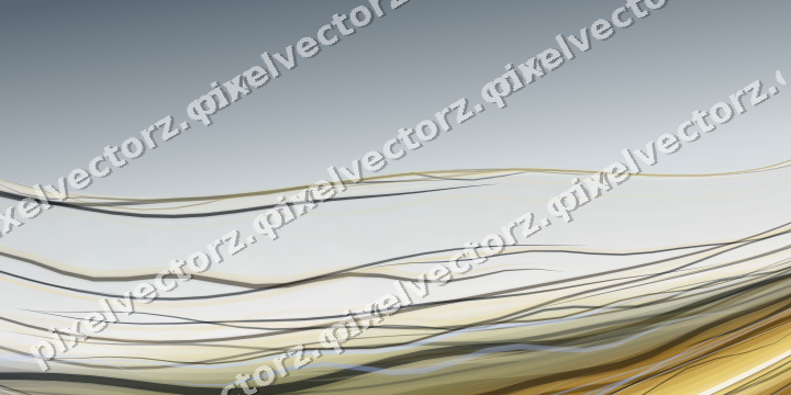 Abstract glass arc in amber and grey