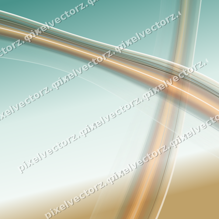 Abstract glass arc in pink and orange