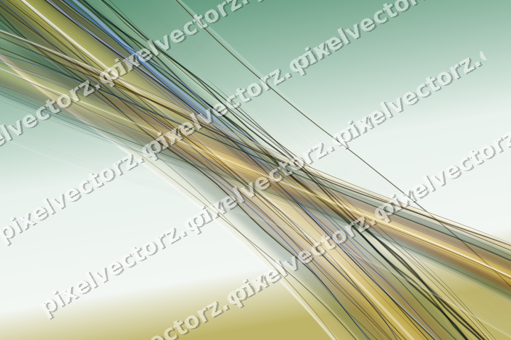Abstract glass arc in dark green and amber