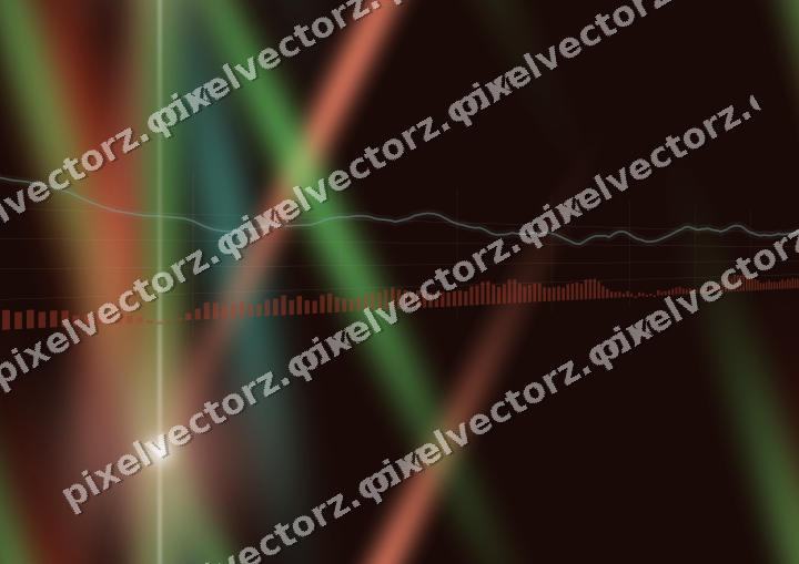 Nahtloser Neon Diagramm Hintergrund in Rot und Orange