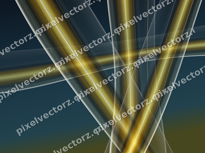Abstract glass arc in lime and amber