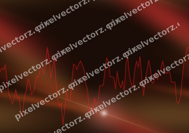 Nahtloser Neon Diagramm Hintergrund in Rot und Orange
