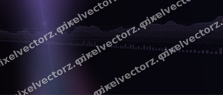 Leuchtender Neon Diagramm Hintergrund in Violett und Blau