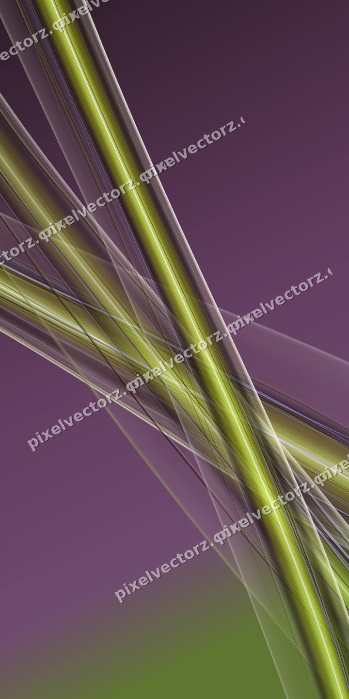 Abstract glass arc in dark magenta and lime