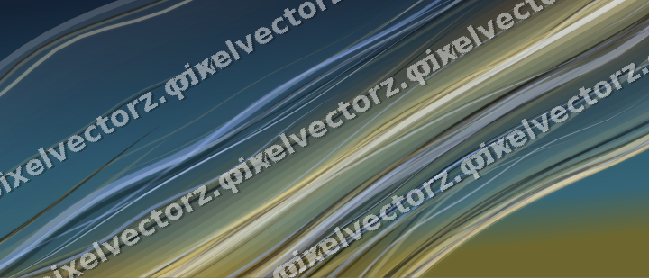 Abstract glass arc in amber and dark green