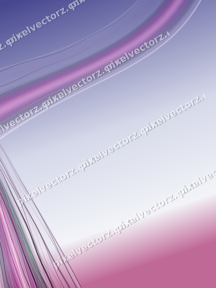 Abstract glass arc in purple and blue