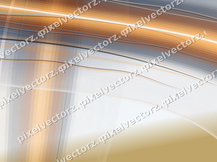 Abstract glass arc in orange and amber