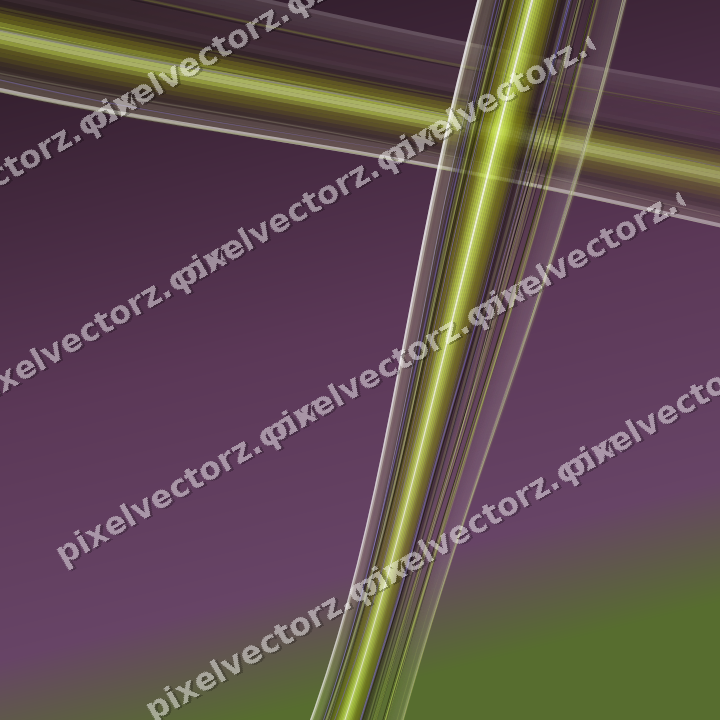 Abstract glass arc in dark magenta and lime