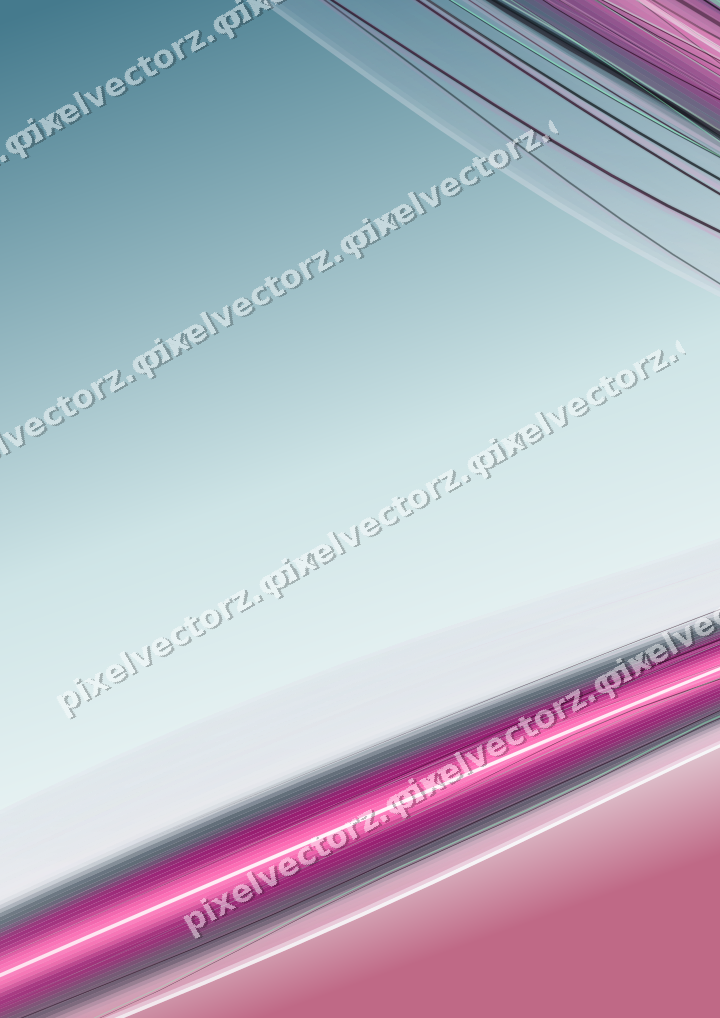 Abstract glass arc in magenta and purple
