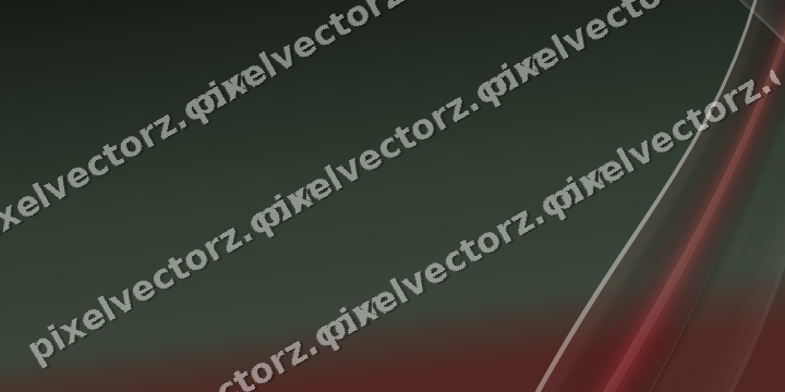 Abstract glass arc in red and pale lime