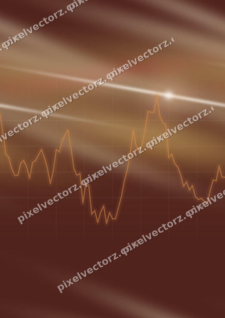 Nahtloser Neon Diagramm Hintergrund in Orange und Bernstein