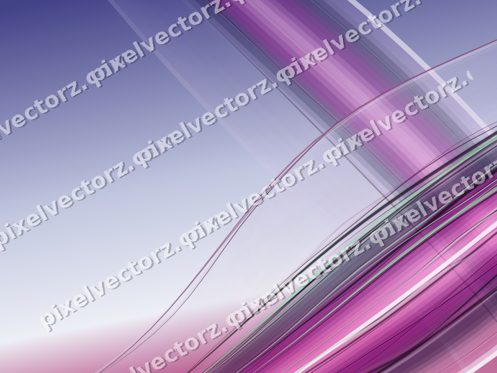 Abstract glass arc in purple and blue