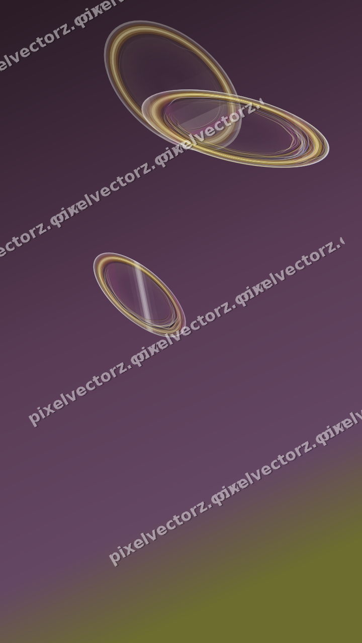 Abstract glass arc in dark magenta and lime