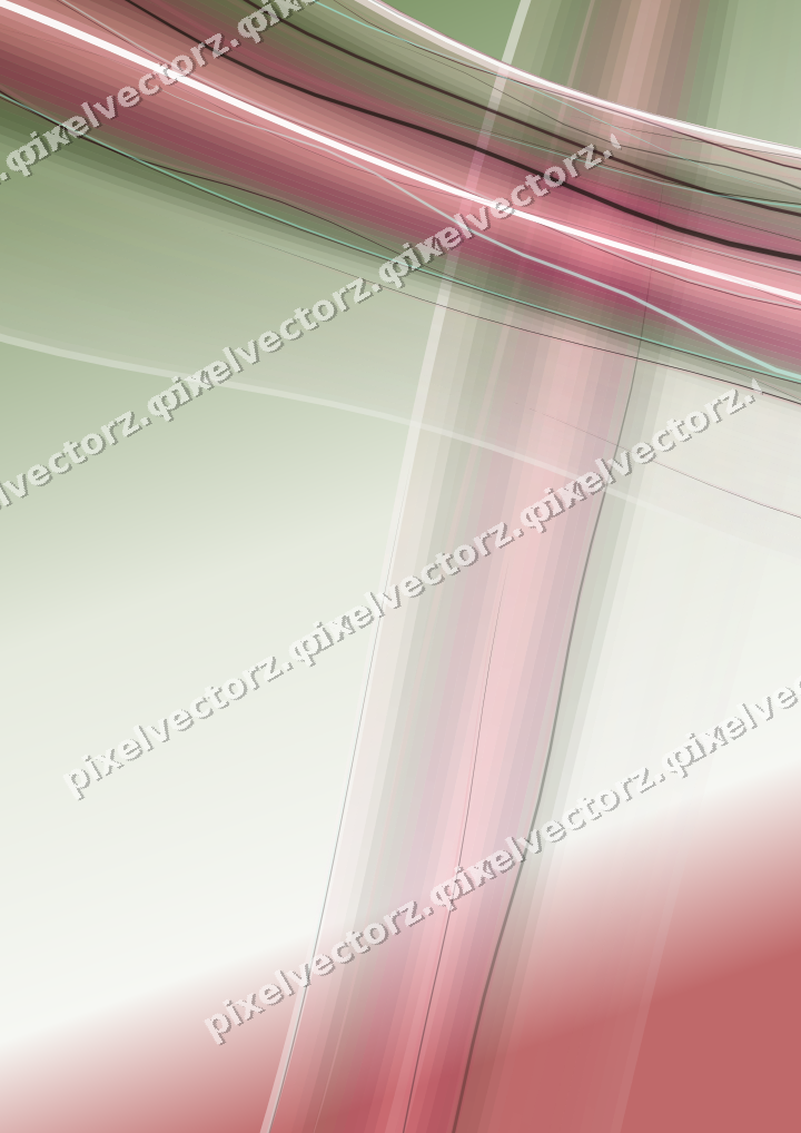 Abstract glass arc in pink and dark lime