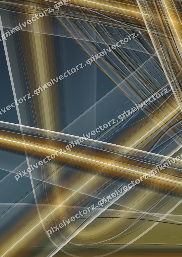 Abstract glass arc in amber and green
