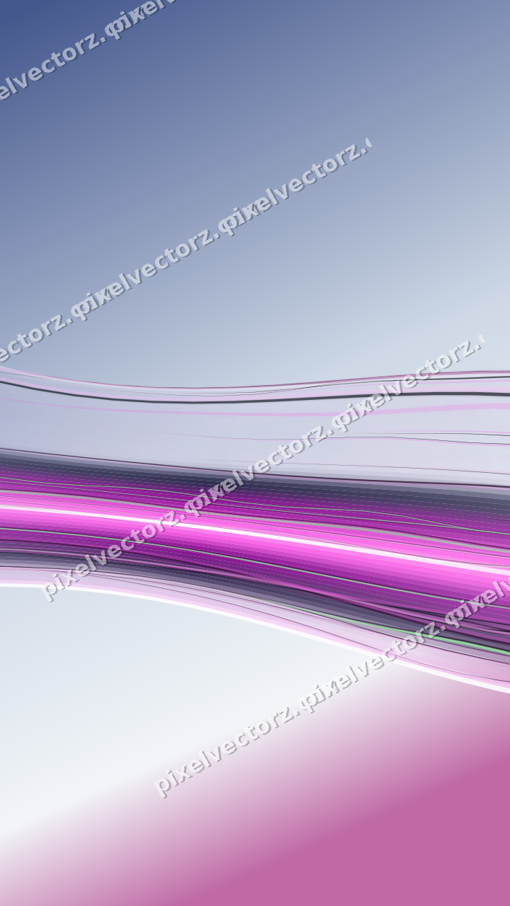 Abstract glass arc in purple and blue
