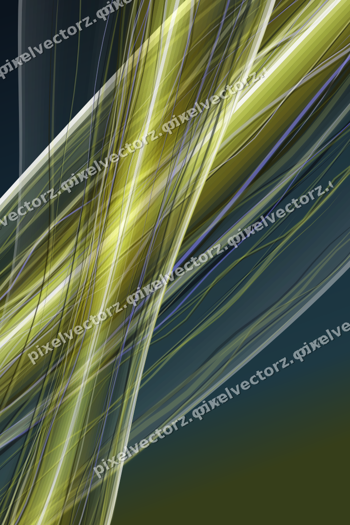 Abstract glass arc in yellow and grey
