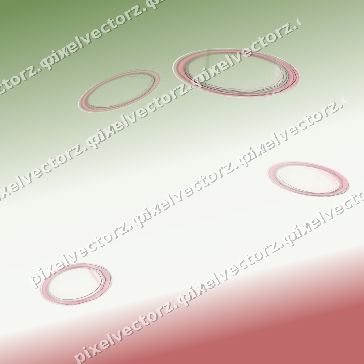 Abstract glass arc in pink and dark lime