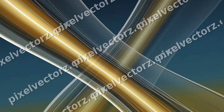 Abstract glass arc in amber and purple