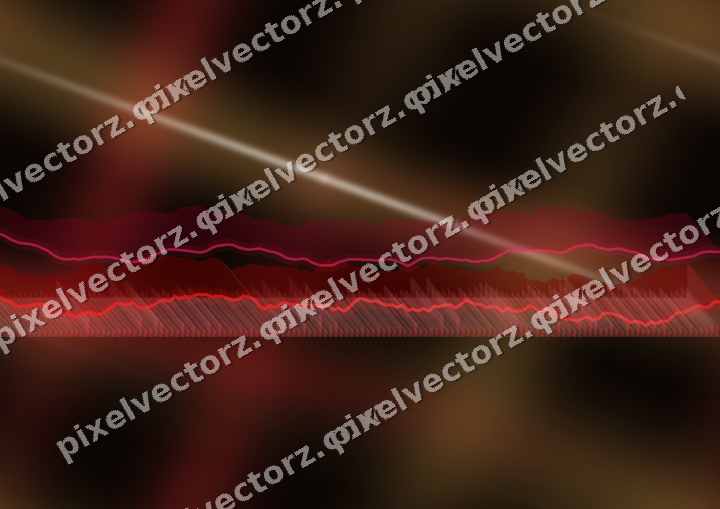 Nahtloser Neon Diagramm Hintergrund in Rot und Orange
