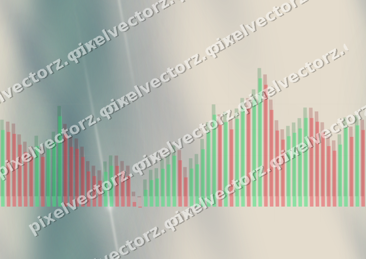 Nahtloser Pastell Diagramm Hintergrund in Bernstein und Grün
