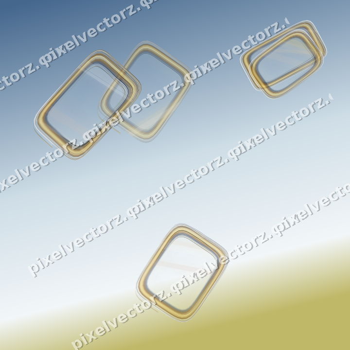 Abstract glass arc in amber and pale orange