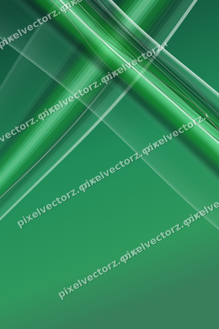 Abstract glass arc in green and teal