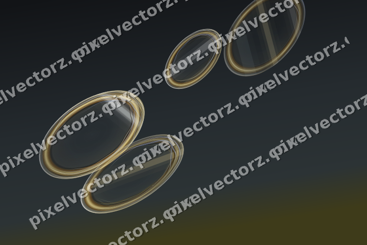 Abstract glass arc in amber and grey