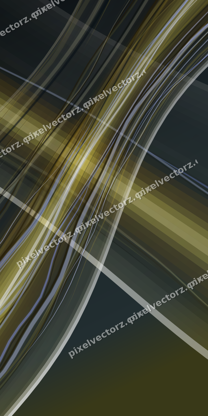 Abstract glass arc in lime and amber