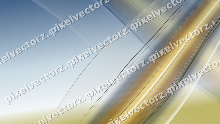 Abstract glass arc in amber and pale orange