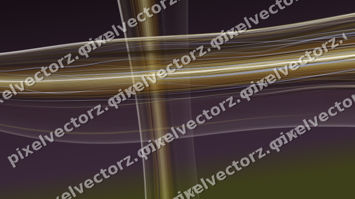 Abstract glass arc in dark magenta and lime
