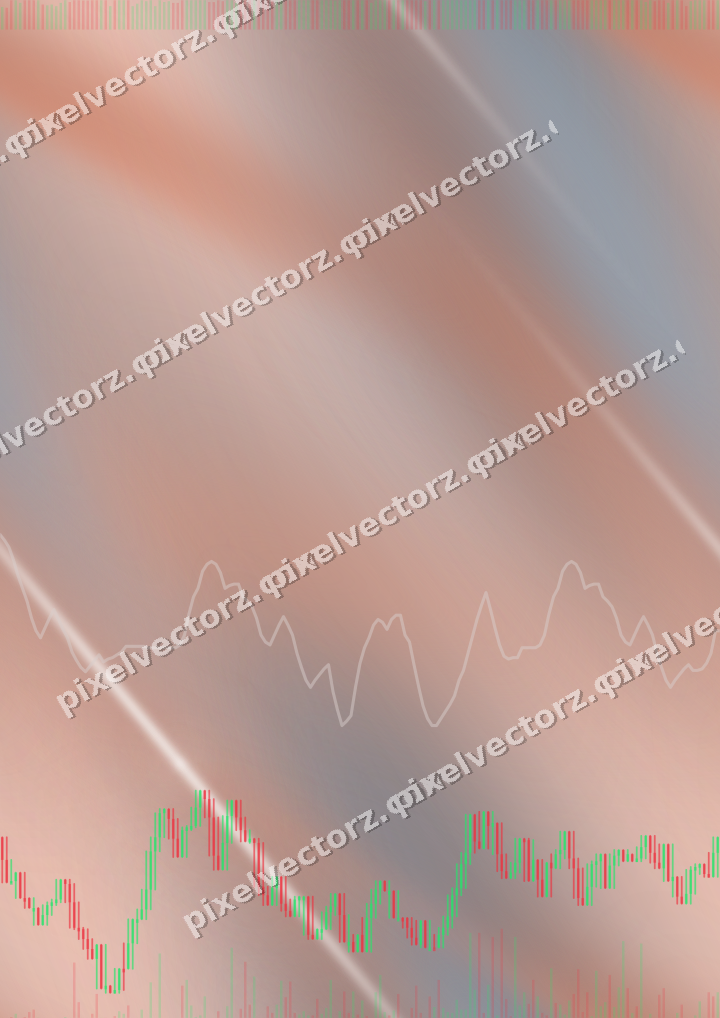 Nahtloser Pastell Diagramm Hintergrund in Orange und Türkis
