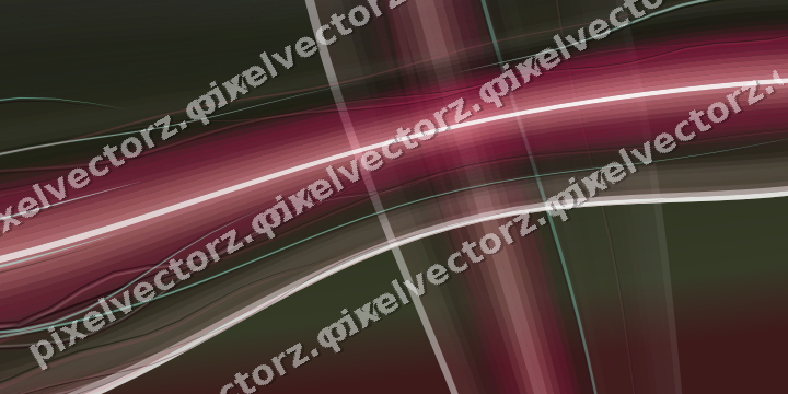 Abstract glass arc in pink and dark lime