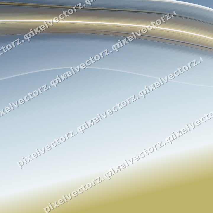 Abstract glass arc in orange and amber