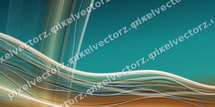 Abstract glass arc in pink and cyan
