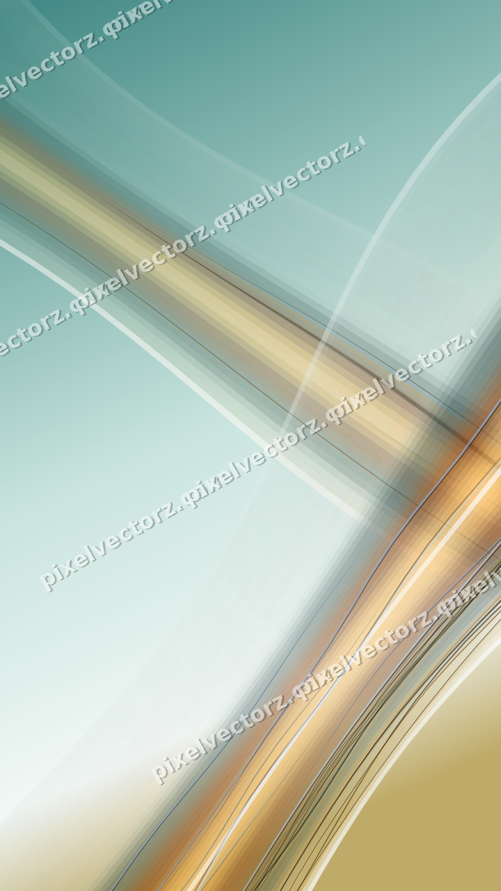 Abstract glass arc in pink and amber