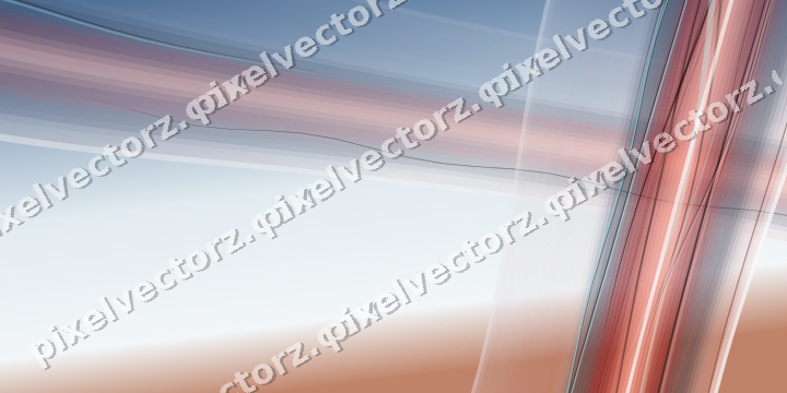 Abstract glass arc in yellow and red