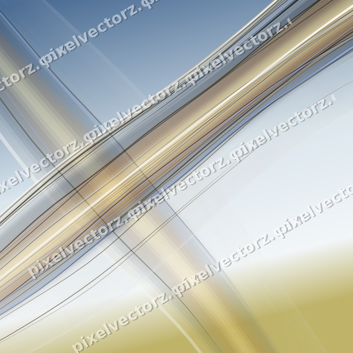 Abstract glass arc in orange and amber
