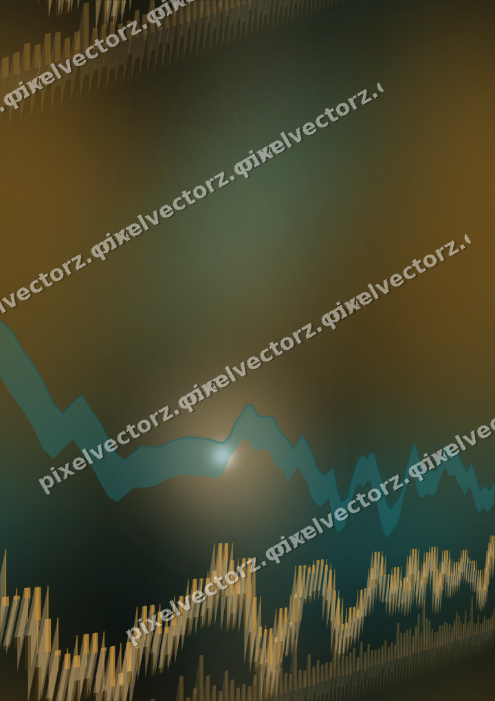 Nahtloser Neon Diagramm Hintergrund in Bernstein und Petrol