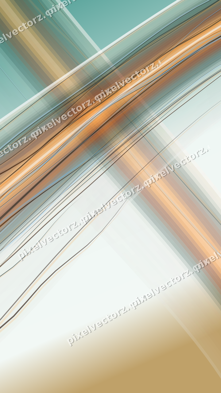 Abstract glass arc in pink and orange