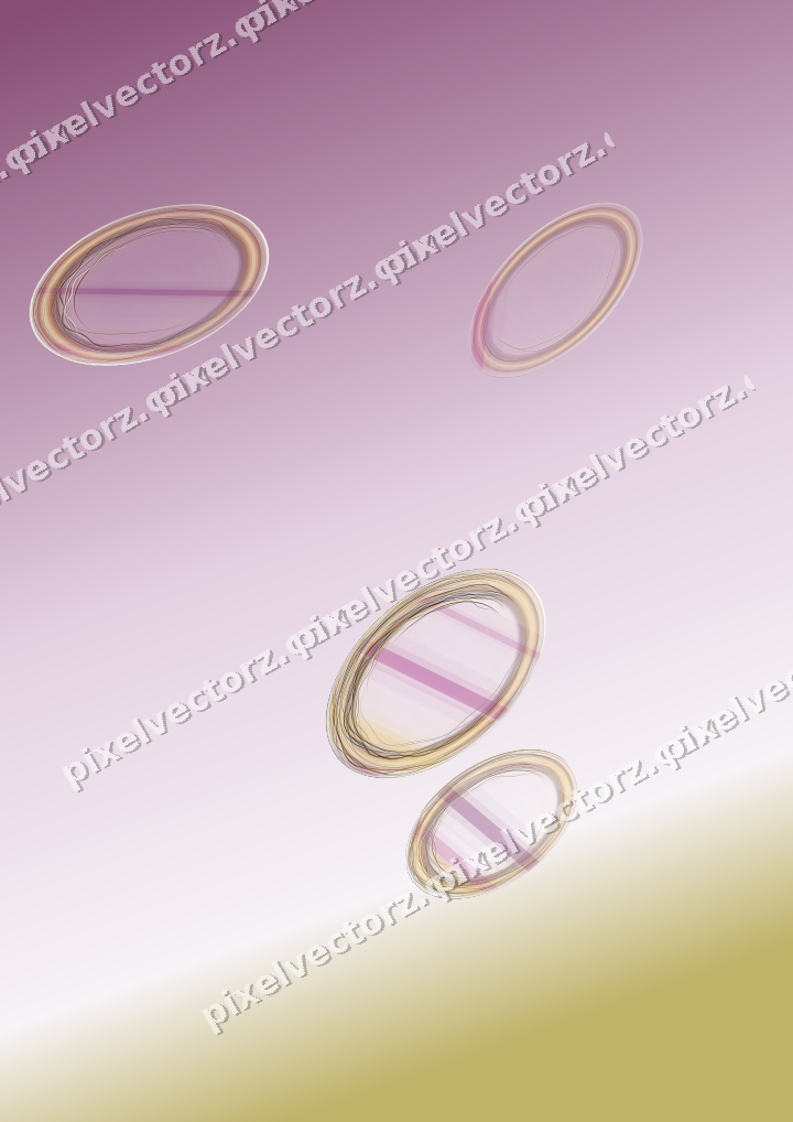 Abstract glass arc in dark magenta and amber