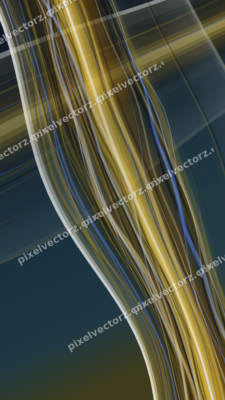 Abstract glass arc in dark green and amber