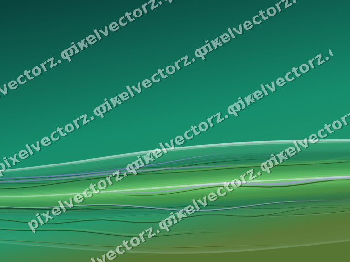 Abstract glass arc in green and lime