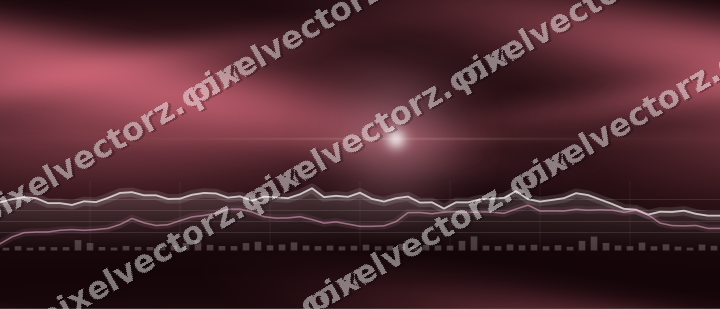Nahtloser Neon Diagramm Hintergrund in Rosa und Rot