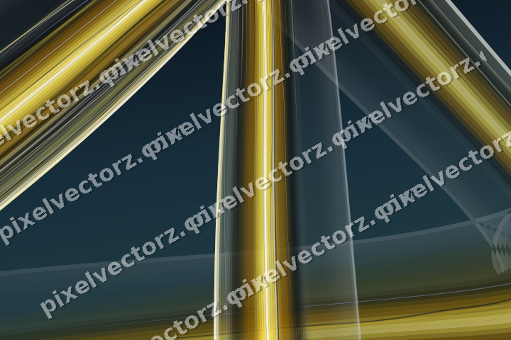Abstract glass arc in lime and amber