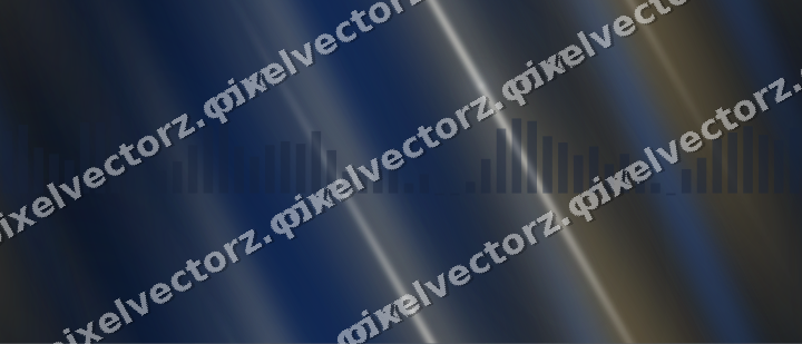 Nahtloser Neon Diagramm Hintergrund in Blau und Bernstein